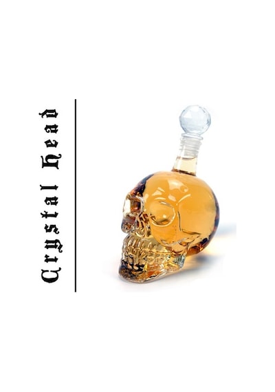 Crystal Head Kuru Kafa Cam Şişe 350 Ml