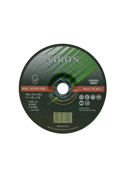 Nikon Beton Flex Kesme Taşı Düz 300x3.0x25.4mm 25 Adet