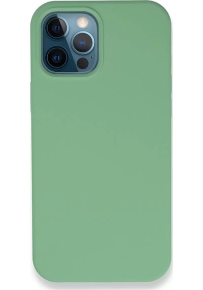 Newface Apple İphone 12 Pro Kılıf Lansman Legant Silikon - Yeşil