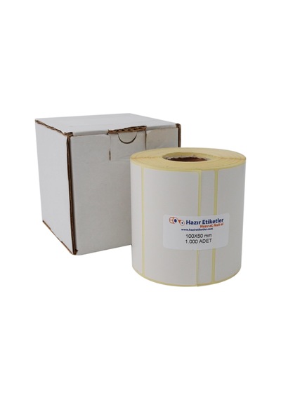 Lexroo Eko Termal Etiket 100mm X 50mm Ruloda 1000 Adet 40mm Kuka Çapında Direk Termal Transfer Diğer