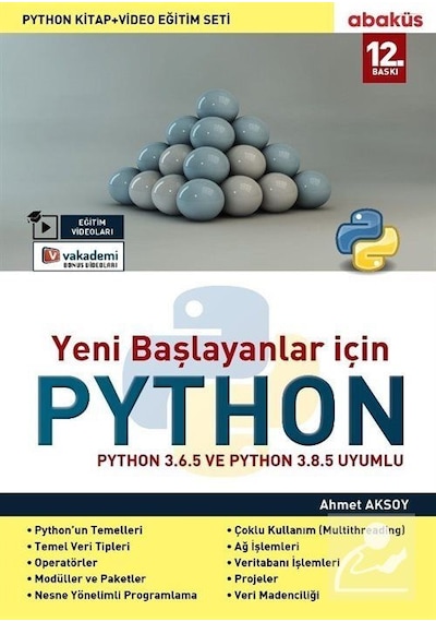 Yeni Başlayanlar için Python Ahmet Aksoy
