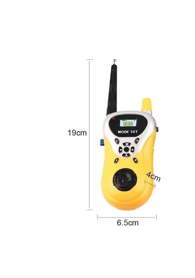 Walkie Talkie Pilli Yüksek Çekim Mesafeli Oyuncak Çocuk Telsizi