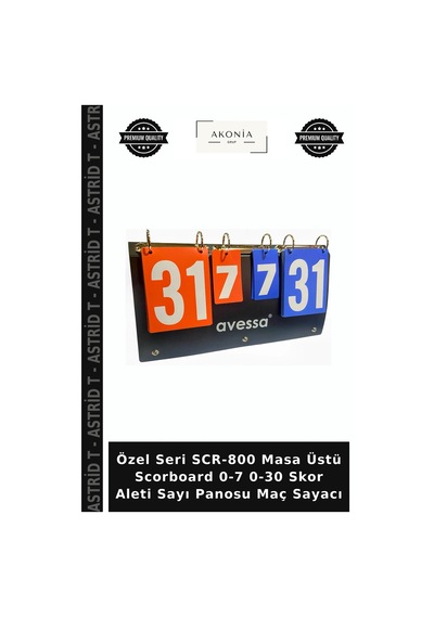 Özel Seri Scr-800 Masa Üstü Scorboard 0-7 0-30 Skor Aleti Sayı Panosu Maç Sayacı