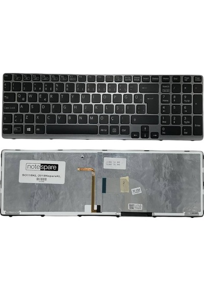 Sony Uyumlu Vaio Sve172d4e Klavye Tr Işıklı Siyah