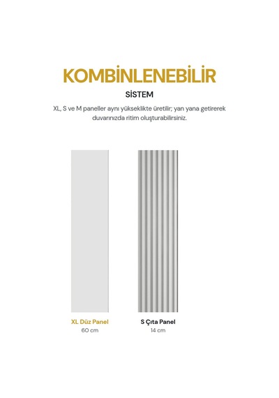Vilo Mpc Xl Düz Duvar Paneli Soft White 265cm Yapıştırmalı Montaj - Neme Ve Darbeye Dayanıklı