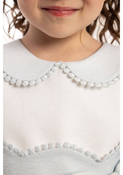 Xo Kids Kız Çocuk Elbise 6-24 Ay 35305 Mavi