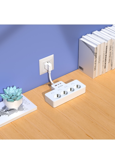 S-link Prz08 Beyaz 4 Soketli 15cm 1 Usb 2 Type-c Pd20w Tam Bakır Kablolu Akım Korumalı Priz 10 - 15 C M S-link Prz08 Beyaz 4 Soketli 15cm 1 Usb 2 Type-c Pd20w Tam Bakır Kablolu Akım Korumalı Priz 10 - 15 C M