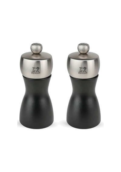 Peugeot Fidji Karabiber ve Tuz Değirmen Seti 12 CM Mat Siyah
