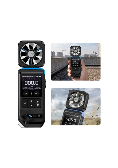 Tr Fnırsı Fam-02 Rüzgar Hızı Sıcaklık Ve Nem Ölçer Anemometre