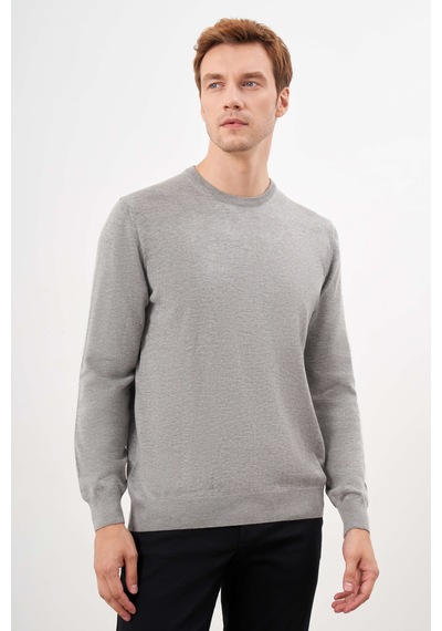 Morven Erkek Gri Basic Bisiklet Yaka Dynamic Fit Rahat Kesim Triko 25kc017001100 Gri Morven Erkek Gri Basic Bisiklet Yaka Dynamic Fit Rahat Kesim Triko 25kc017001100 Gri
