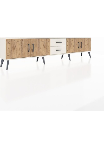 Arges Tv Ünitesi 2 Raflı 2 Çekmeceli 4 Kapaklı 220x30x51 Aytaşı-çam/aytaşı Atlas Çam/aytası - Aytası Arges Tv Ünitesi 2 Raflı 2 Çekmeceli 4 Kapaklı 220x30x51 Aytaşı-çam/aytaşı Atlas Çam/aytası - Aytası