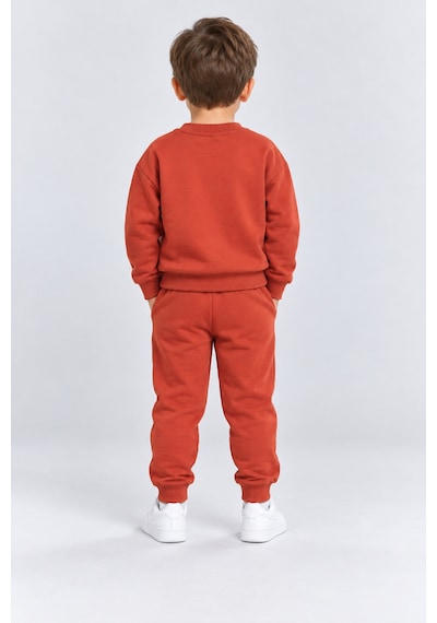 Ahengim Erkek Çocuk Cepli Sweatshirt Ve Jogger Eşofman Altı 2 Li Takım Günlük Rahat Çocuk Eşofman Seti Ak125 Turuncu Ahengim Erkek Çocuk Cepli Sweatshirt Ve Jogger Eşofman Altı 2 Li Takım Günlük Rahat Çocuk Eşofman Seti Ak125 Turuncu