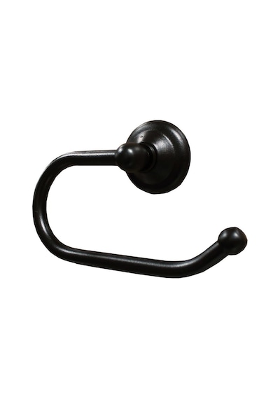 Lider Dicle Banyo Aksesuarı Mat Siyah Renk Açık Tuvalet Kağıtlığ