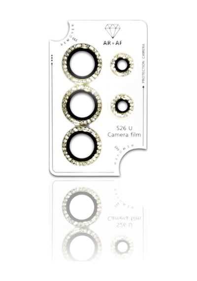Samsung Galaxy Uyumlu S26 Ultra İçin Ipg Prolens Kamera Lens Koruyucu Elmas Taş Çerçeveli, Kırılmaz Cam Altın