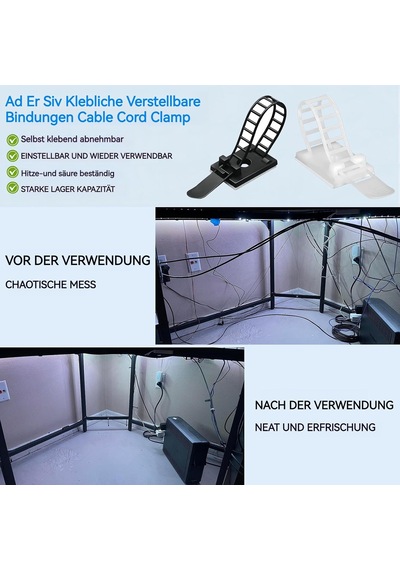 Çalışma Masası Tel Düzenleyici, Kablo Bağı, Kendinden Yapışkanlı Kablo Klipsi, Kablo Yönetimi, Çalışma Mas Genel