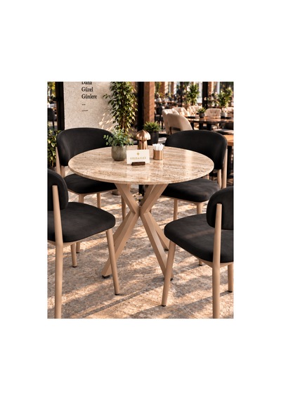 Mutfak Cafe Balkon Bahçe Restoran Yemek Masası 70x70 Cappuccino Traverten Yuvarlak Traverten - Kapuçino Traverten - Kapuçino Mutfak Cafe Balkon Bahçe Restoran Yemek Masası 70x70 Cappuccino Traverten Yuvarlak Traverten - Kapuçino Traverten - Kapuçino