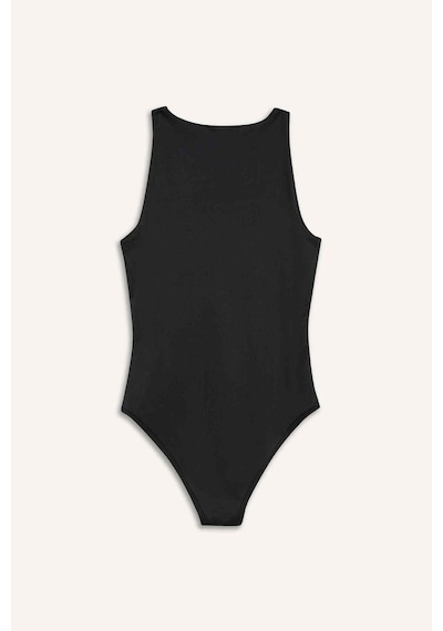 Defacto Coool Fitted Çıçıtlı Body G1102ax25aubk81 Siyah