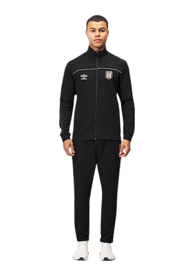 Beşiktaş Lisanslı Fermuarlı Siyah Sweatshirt 25/26 Sezon SiYAH