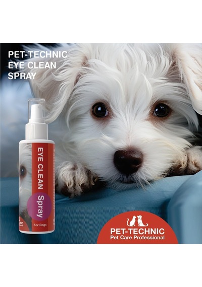 Pet-technic Eye Clean Spray, Köpekler İçin Göz Çevresi Temizleyici,%3 Borik Asit İçerikli, 100 Ml