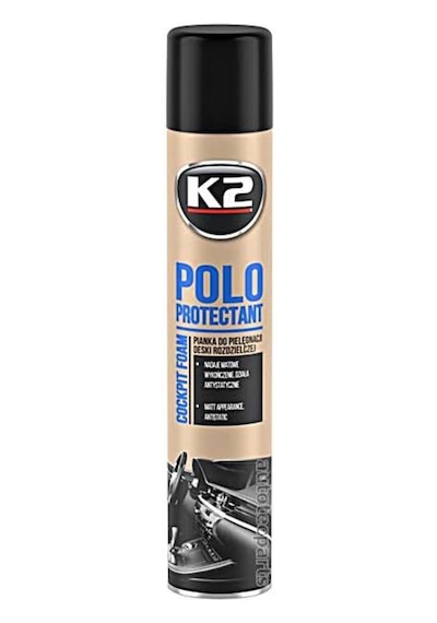 K2 POLO PROTECTANT FOAM Vinil Plastik temizleyici koruyucu köpük aerosol 750ML