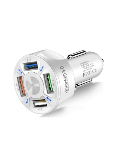 Zuidid Araç Hızlı Şarj 4 Usb 7 A Çoklu Hızlı Şarj Adaptörü