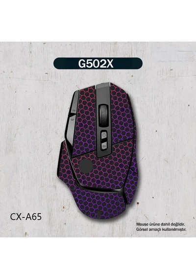 G502x Uyumlu Mouse Grip Tape Kaymaz Tutuş Bandı, Dekoratif Koruyucu Kaplama Sticker Cx-a65