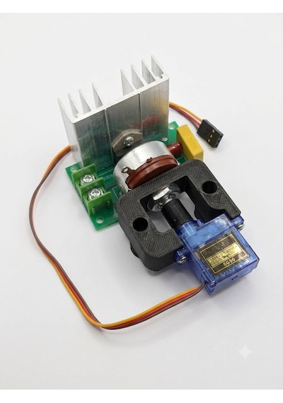 4000w Ac Dimmer Modülü Servo Kontrollü Ayar Aparatı Ve Sg90 Servo Motor Dahil