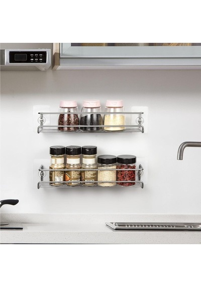 Metal Baharatlık 2 Li Set 33 X 7 Cm Inox