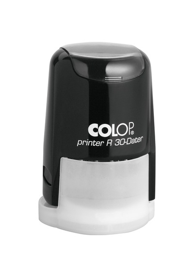Colop R30 Tarih Kaşe Tr Siyah Kasa Mavi Keçe - 30 MM