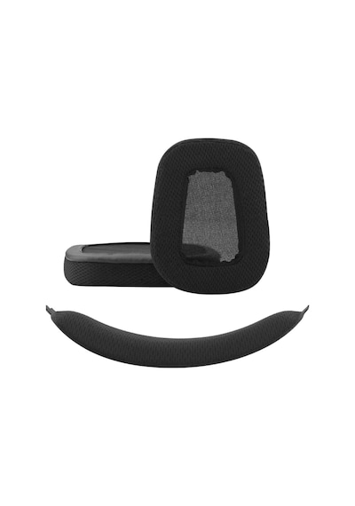 Logitech G633 G933 G935 G635 G933s G633s Uyumlu Kulaklık Pedi Ve Süngeri - Siyah Kumaş Sünger Ve Kafa Bandı