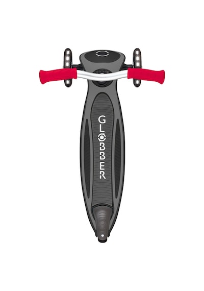 Globber Master Işıklı Katlanabilir Scooter - Kırmızı / Siyah Siyah