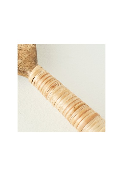 Bella Maison Varna Salata Servis Seti Naturel 22x8 Cm Kahverengi