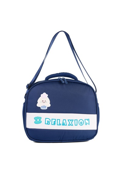 Relaxion Rlx-1815 3'lü Set Çocuk İlkokul Çantası Kalemlikli Beslenme Çantalı Sırt Çantası Lacivert
