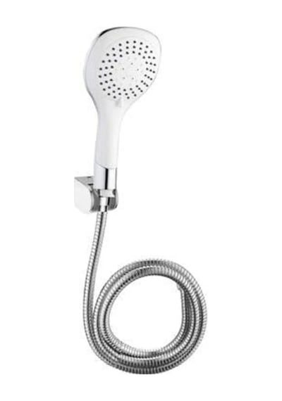 Duş Seti 3 Foksiyonlu Beyaz Duş Başlığı Banyo Bataryası 5 Yıl Gar