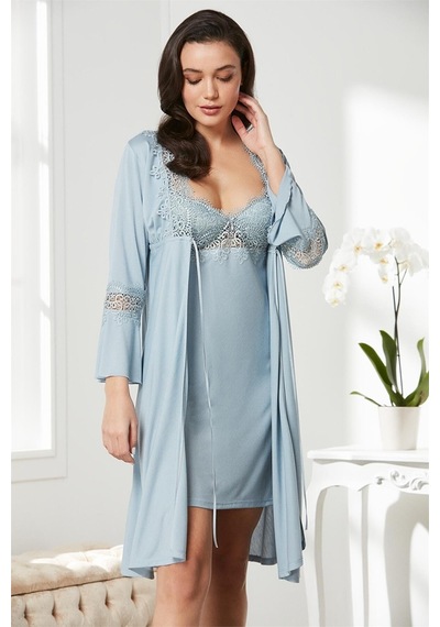 Pierre Cardin 5325 Kadın Penye Dantelli 6'lı Çeyizliktakım-mist Mist