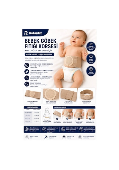 Çocuk Bebek Göbek Fıtığı Korsesi Bebek Göbek Fıtık Korsesi Çocuk Göbek Fıtık Korsesi