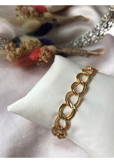 X-lady Accessories Altın Kaplama Kadın Lüks Trend Kombin Bileklik - 2397 Çok Renkli