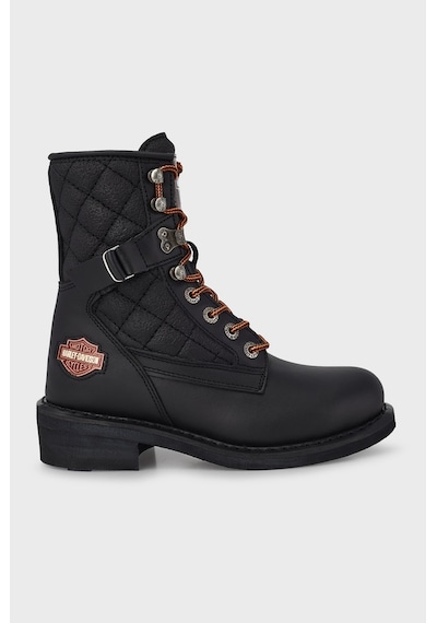 Harley Davidson Kadın Bot 025G100078 Siyah Deri Siyah