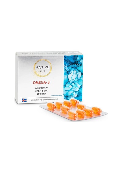 Active Life Omega 3 Takviye Edici Gıda 30 Yumuşak Kapsül