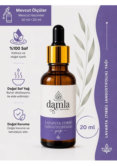 Biodamla Natural Lavanta Yağı 20 Ml