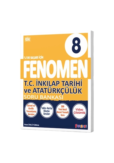 Fenomen Yayınları 8 Sınıf İnkılap Tarihi Soru Bankası Lgs