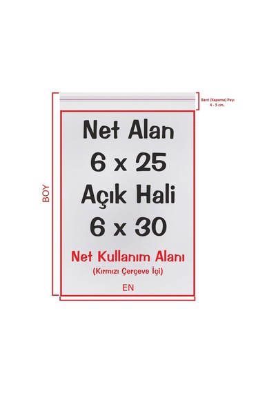 6 x 25+5 CM. (6*30) 100 Adet - Şeffaf Bantlı Yapışkanlı OPP Jelatin