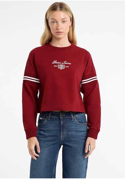 Jeans Kadın Sweatshirt Kırmızı