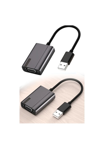 Usb To Vga Dönüştürücü Adaptör Monitör Projeksiyon Görüntü Aktarıcı Kablo Usb 3.0 To Vga Çevirici