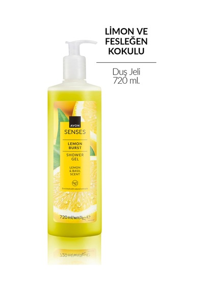 Senses Lemon Burst Duş Jeli 720 Ml. İkili Paket Fresh