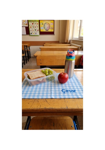 Kişiye Özel İsim Nakışlı Duck Kumaş Beslenme Örtüsü 45x35 Cm Su Ve Leke Tutmaz Kumaş - 922807845