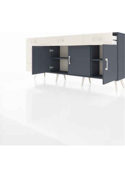 Arges Konsol 2 Raflı 6 Çekmeceli 3 Kapaklı 176x30x83 Antrasit-antrasit/aytaşı Antrasit/aytaşı Arges Konsol 2 Raflı 6 Çekmeceli 3 Kapaklı 176x30x83 Antrasit-antrasit/aytaşı Antrasit/aytaşı