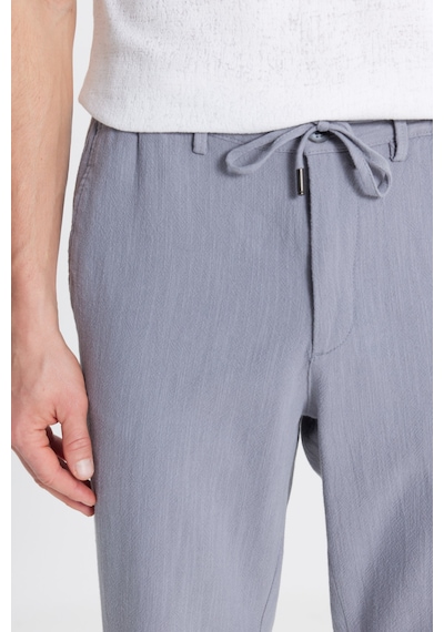 AC&Co / Altınyıldız Classics Erkek Grı Keten Slim Fit Dar Kesim Beli Bağlamalı Yan Cepli Casual Pantolon Grı AC&Co / Altınyıldız Classics Erkek Grı Keten Slim Fit Dar Kesim Beli Bağlamalı Yan Cepli Casual Pantolon Grı