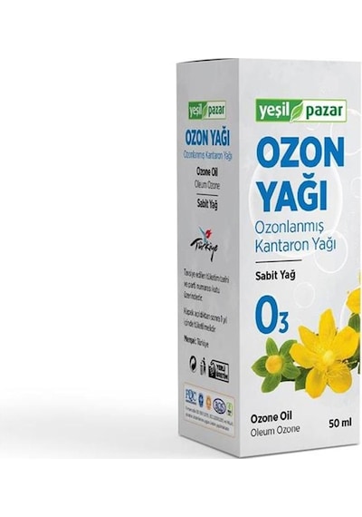 Yeşil Pazar Ozonlanmış Kantaron Yağı 50 ML