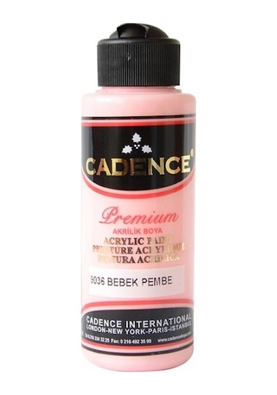Cadence Premium Akrilik Boya 120Ml 9036 Bebek Pembe
